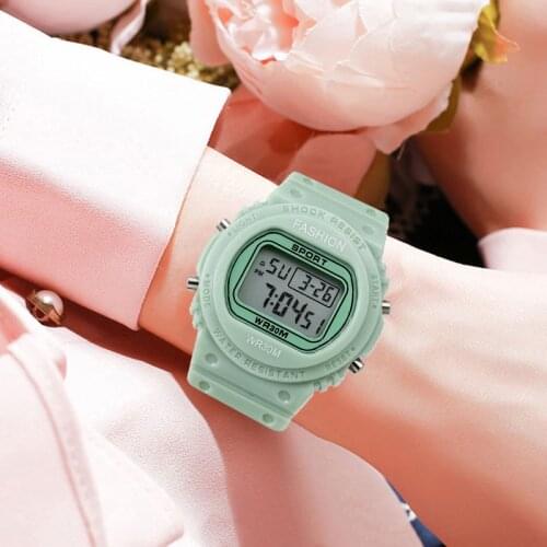 Fashion Watch Women Men Gold Casual Transparent Digital Sport Watches Lovers Gift Clock Children Wristwatch Female Reloj mujer