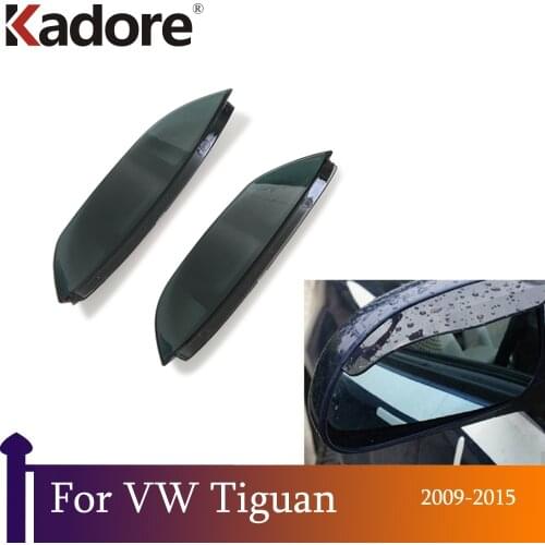For Volkswagen Tiguan 2009 2010 2011 2012 2013 2014 2015 Rearview Mirror Rain Snow Shield Guard Sun Visor Shade Hood Accessories