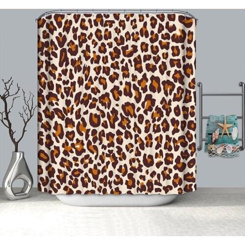 Leopard 3d Shower Curtain Douchegordijn Bathroom Curtain Waterproof