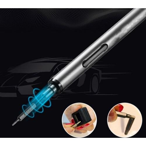 New 20 In 1 Precision Electric Screwdriver Set for Phone Laptop Magnetic Multifunctional Screwdriver 3 LED Light Lithium Battery