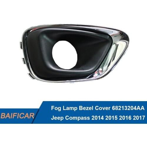 Baificar Brand New Genuine Front Fog Light Lamp Bezel Cover 68213204AA For Jeep Compass 2014 2015 2016 2017