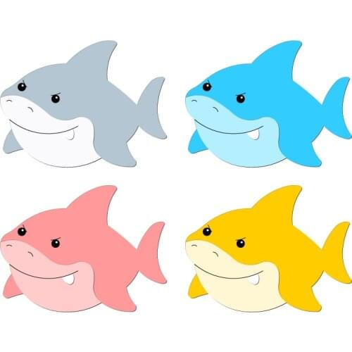New Shark Puzzle Wooden Die Scrapbooking C2945 Cutting Dies Multiple Sizes Compatible With Most Die Cutting Machines