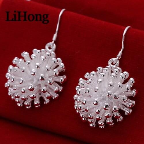 New Style 925 Sterling Silver Earrings, Firework Earrings, Flower Earrings Female Earrings, Glamour Jewelry, Wedding Gifts