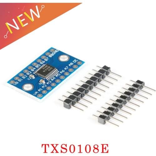 5Pcs 3.3V 5V TXS0108E 8 Channel Logic Level Converter Convert TTL Bi-directional Mutual Convert