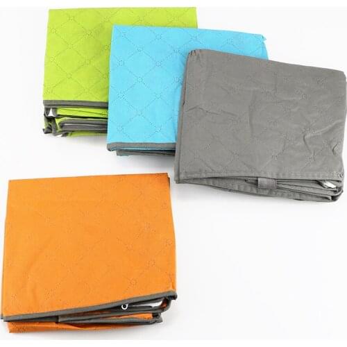 Sheets Quilt Clothing Storage Bag Foldable Underbed Pouch Box Case Wardrobe Closet Organizer Partial Transparent Multifunction