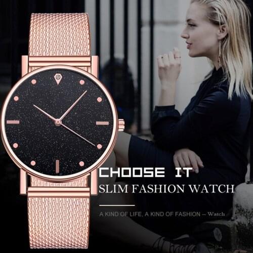 Luxury Womens Casual Quartz Stainless Steel Watch Analog Wristwatch Clock Gift Reloj femenino Female Sport Watch Gift 2020