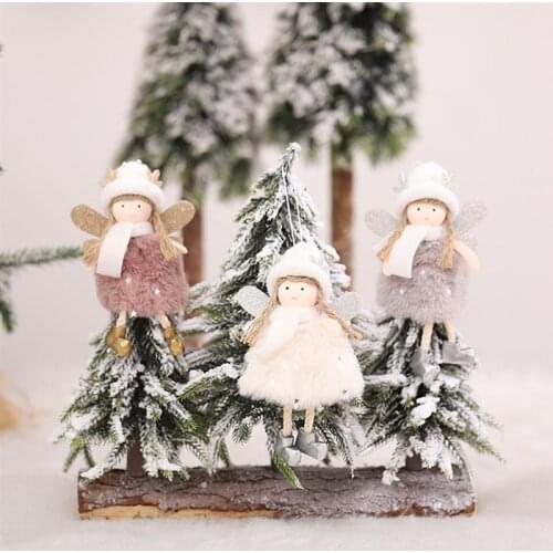 Christmas Tree Angel Dolls Home Garden DIY Hanging Dolls Xmas Ornaments Party Decoraiotns