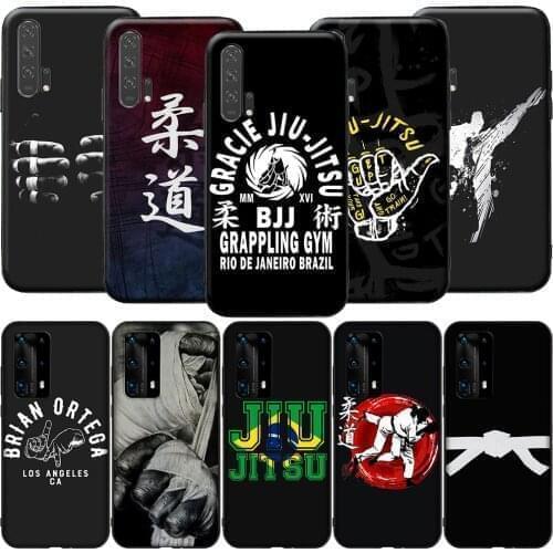 GX108 Judo Jiu Jitsu Silicone Case for Huawei P9 P10 P20 P30 P40 Y6 2018 Y7 Y9 Lite Pro Max Prime Mini
