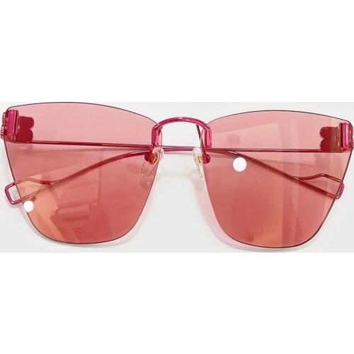 2020 Retro Sunglasses Women Brand Designer Rimless Shades Male Vintage Sun Glasses Spuare Mirror Oculos De Sol