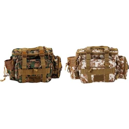 Fishing Tackle Bag Luya Equipment Bag Tear-Resistant Storage Bag Fishing Gear Rod Storage Bag Tear-resistant Oxford Cloth