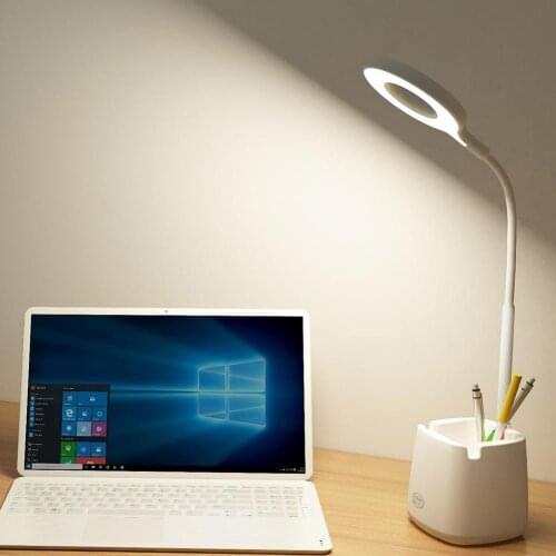 LED Desk Lamps USB Eye-Protection Table Lamp USB Rechargeable Adjustment Bedside Bedroom Reading Study LED Desk Lamp Table Light
