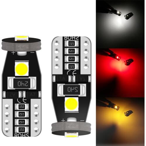 T10 Auto Led Interior Reading Dome W5W Reverse Lamp License Plate Light Brake Trunk Bulb 12V Clearance Signal Lights Car Styling