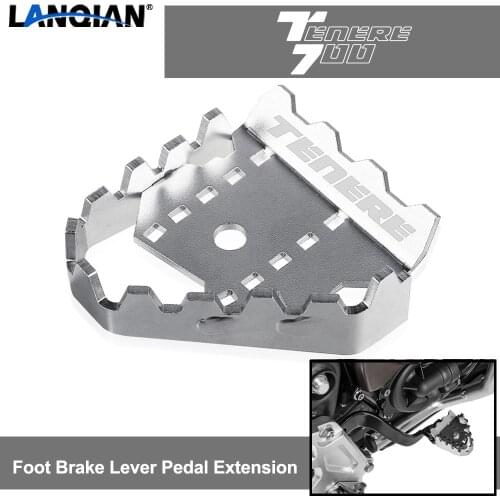For Yamaha Tenere 700 T7 Rally XTZ700 XT700Z 2019 2020 2021 Motorcycle Brake Lever Extension Step Tip Plate Enlarge Extender