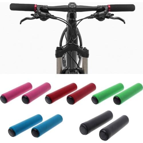 Bicycle Grips Silicone Sponge Handlebar Grips Soft Bike Grips Cycling Handlebar Q84C