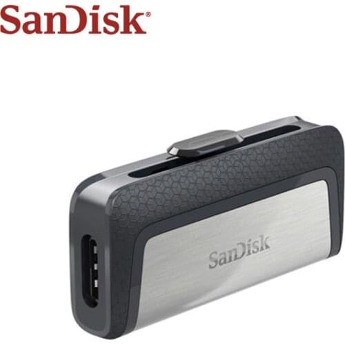 Sandisk SDDDC2 Extreme Type-C 128GB 64GB Dual OTG 32GB USB Flash Drive Memory Stick Type - C OTG USB 3.1 High Quality Usb Stick