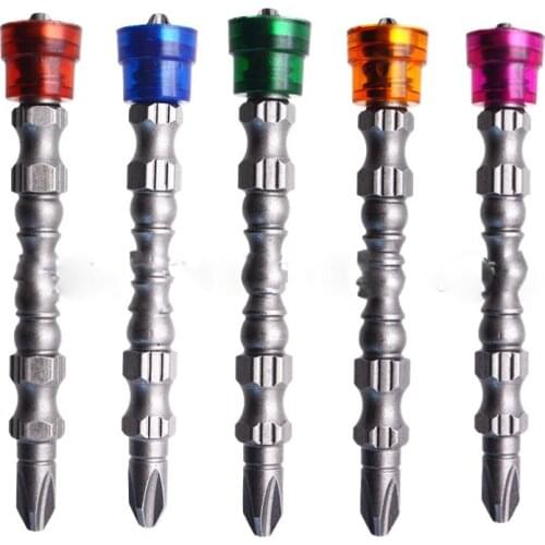 High quality single head double head magnetic ring screwdriver electric drill screw wind batch stick strong cross