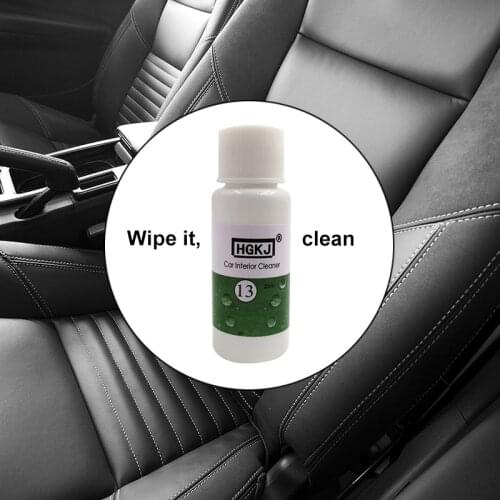 1Pc Car Interior Leather Cleaning Foam Dry Cleaner Dashboard Seat Stains Dust Remover Auto Conditioner Refurbishing Spray