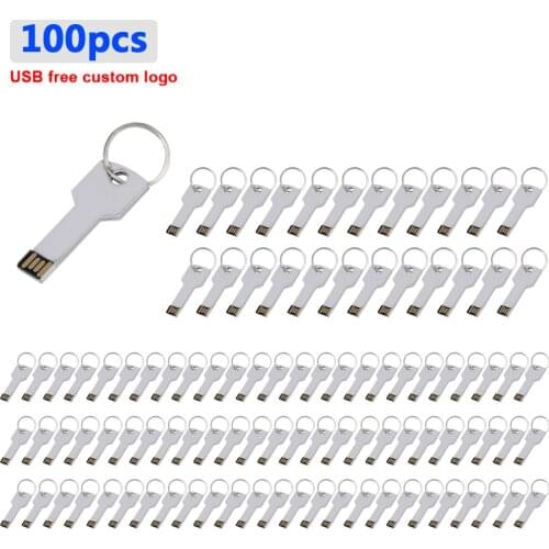 100pcs logo free USB 2.0 flash Drive 128GB 4GB 8GB 16GB Memory stick Cle USB Stick Pendrive 32GB 64gb USB Flash storage devices
