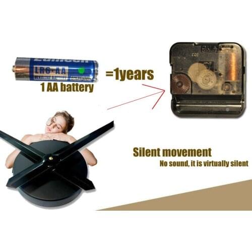 12s DIY wall clock of the movement