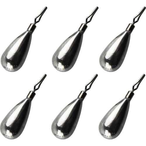7pcs 1/32OZ-3/8OZ Tungsten fishing Sinker Weight Drop Shot Weight for jig rig sinkers fishing tackle