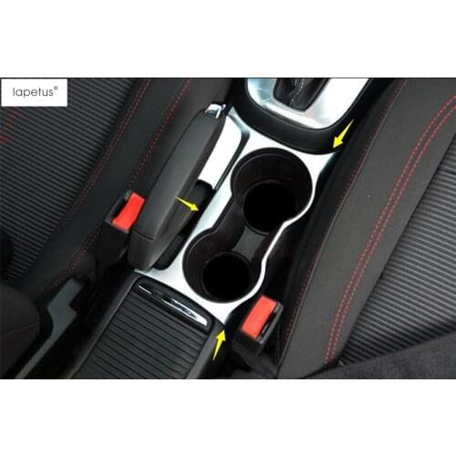 Lapetus Accessories For Vauxhall OPEL Mokka / BUICK ENCORE 2013 - 2019 Middle Water Cup Holder Decoration Panel Cover Trim