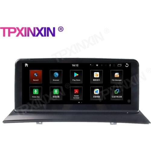 10.25inch 8+128G For BMW X3 X4 2007-2010 Android 10 Car Multimedia Player Car Stereo GPS Navigation Auto Radio Head unit DSP IPS