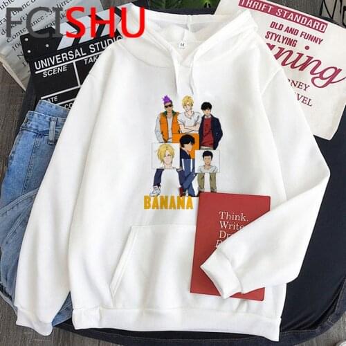 Banana Fish hoodies male anime Korea men hoody pullover printed