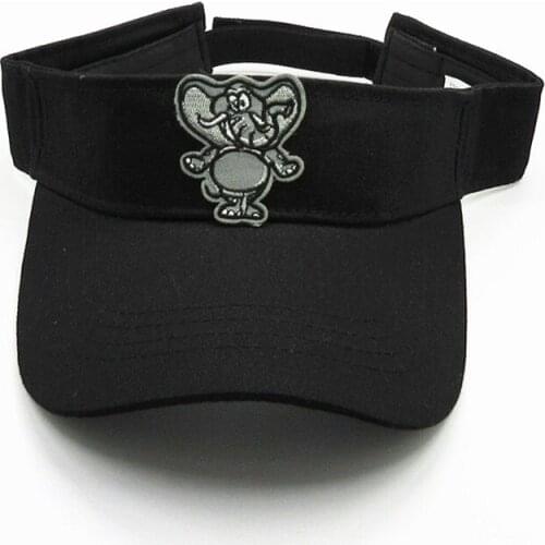 2020 new style Cotton Elephant animal embroidery Visors Baseball Cap Adjustable Snapback cap for men and women 378