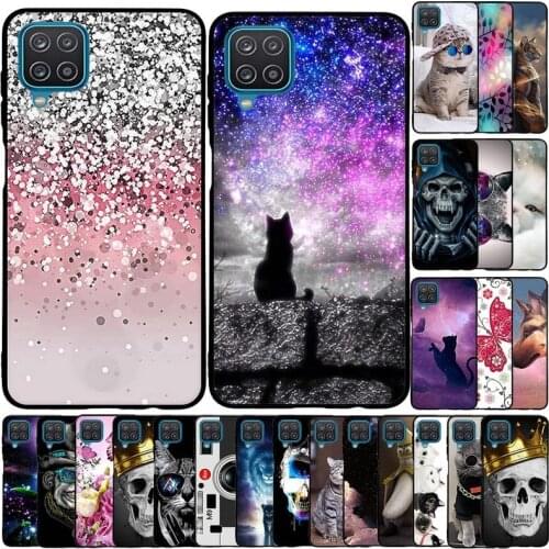 Phone Case For Samsung Galaxy A12 Case 6.5" Soft Silicon TPU Covers For Samsung Galaxy A12 Case Bumper Bag Fundas Coque Shell
