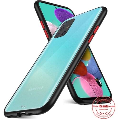 Rzants For Samsung Galaxy A51 A71 A52 A72 A32 4G 5G Case Soft Matte Casing Air Bag Protection Ultra Slim Thin 0.3MM Clear Cover
