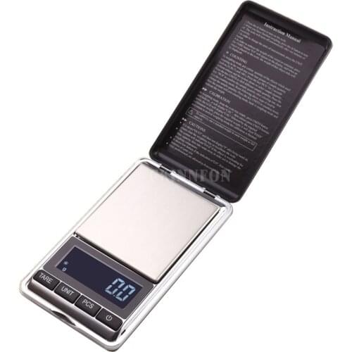 DHL 200 PCS Practical Mini Precision 0.01 X 500g Electronic Scales Balance Gram Digital Pocket Jewelry Weighing Scale New