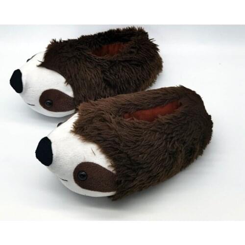 Fur slippers timber land shoes cute penguin indoor warm custom Custom slippers Home House Slipper Children men women winter