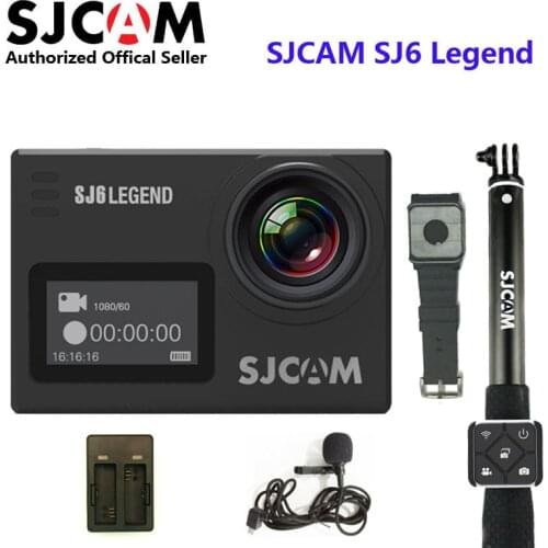SJCAM SJ6 Legend 4K 24FPS Remote Action Camera 30M Waterproof Sports DV 2.0 Touch Screen Helmet Camcoder With Accessories