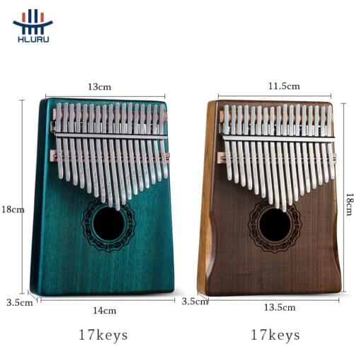 Hluru KD-KO kalimba wholesale musical instruments kalimbas koa palm rest middle hole 17 keys