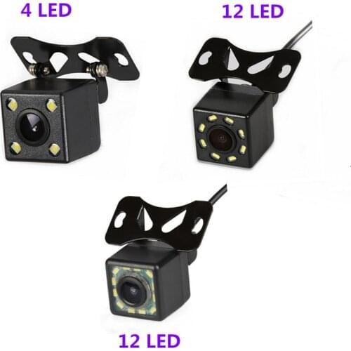 HD Mini LED Night vision Car Rear View Camera Vehicle Backup Camera Reverse Parking Waterproof CCD Camera