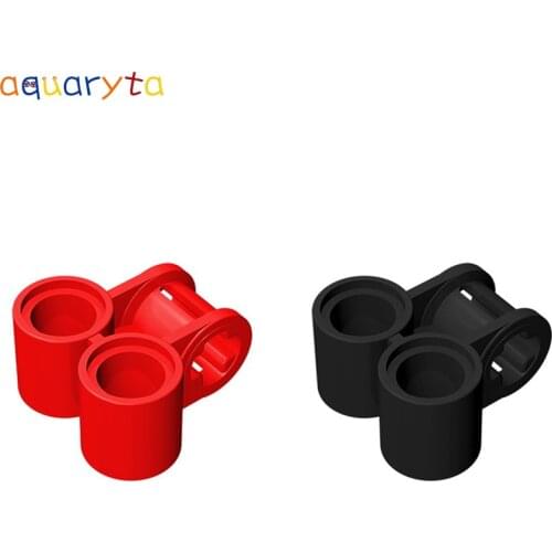 Aquaryta 50pcs 1x3 Cross Shaft and Bolt Connector Technology Building Block Part Compatible 32291 DIY Assembles Toy for Children