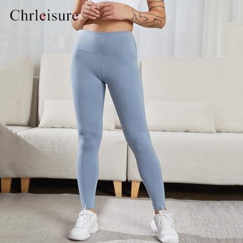 Indoor Sports Casual Leggings Mujer Gym Fitness Skinny Stretch Leggins Soft Training Energy Pure Color Legging Knitted