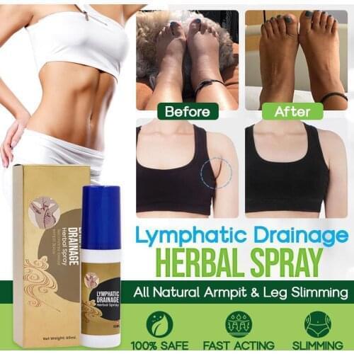 Lymphatic Drainage Herbal Spray Neck Anti-Swelling Herbs Medical Plaster Body Drainage Relaxation Health Care Lymph Pads