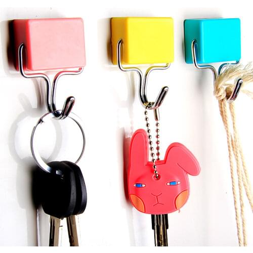 Multifunction Microwave Refrigerator magnet magic hooks for hanging memo message Magnetic Sticker home decor