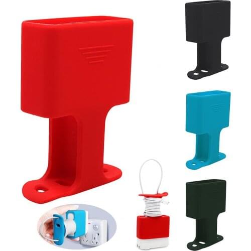 Soft Silicone Dustproof Anti-drop Cable Storage Protective Case Charger Protective Cover For Apple Computer MacBook Adapter