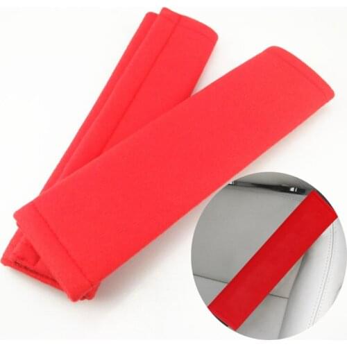 2pcs Car seat belt shoulder pad for Volvo S40 S60 S80 XC60 XC90 V40 V60 C30 XC70 V70