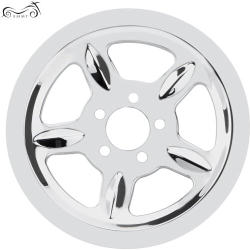 Motorcycle Outer Rear Pulley Cover For Harley Sportster Iron 883 Custom EFI XLC XL883N Forty Eight XL1200X