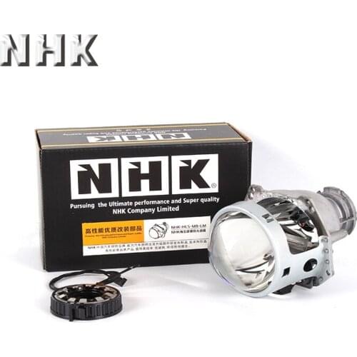 NHK clear lens bi-xenon BRT projector 3.0 inch blue film projector car accessories