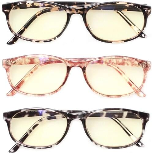 Anti-Blue Reading Reading Glasses Unisex Ultralight Resin Reading Glasses for Women and Men