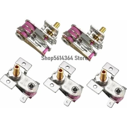 Thermostat Switch, Adjustable Heater Temperature Controller 16A 5pcs