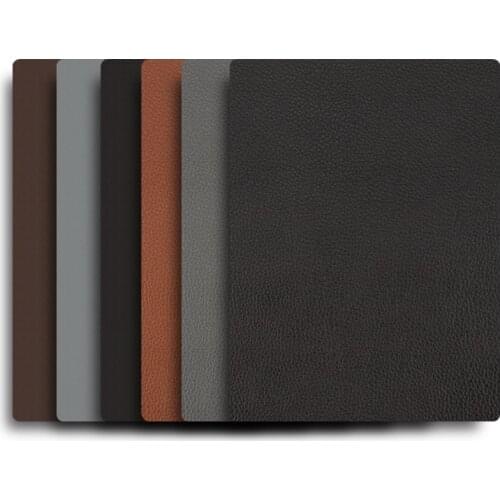 20x28cm Litchi Faux Synthetic Leather Patches self-adhesive sticker for car seat bag sofa shoe bed fix leather patches