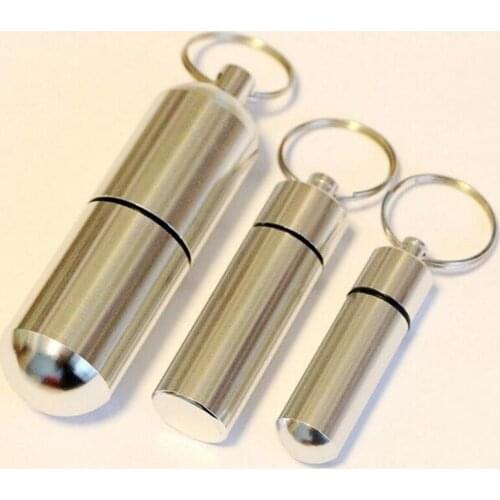 Professional Waterproof Bottle Outdoor Multi Tools Survival Metal Medicine Box Sealed Cans Travel Carry wholesale High Quality