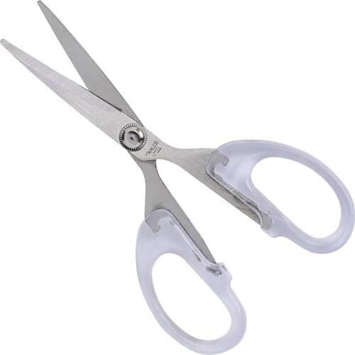 Simple Transparent Scissors DIY Hand Account Paper Cutter Utility Knife Portable Scissors Journal Cutting Tools Office Supplies