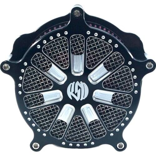 RSD Nostalgia Venturi Intake Air Cleaner Filter for Harley XL Sportster 883 1200 Softail Dyna Touring Big Twin Cam FLT FLST FXDL