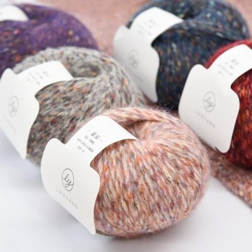50g/ball Colorful Lifeyarn Hand-Knitted Coat Sweater Scarf Line In The Thick Wool Hand-knitted Baby Line Scarf Thick WooL